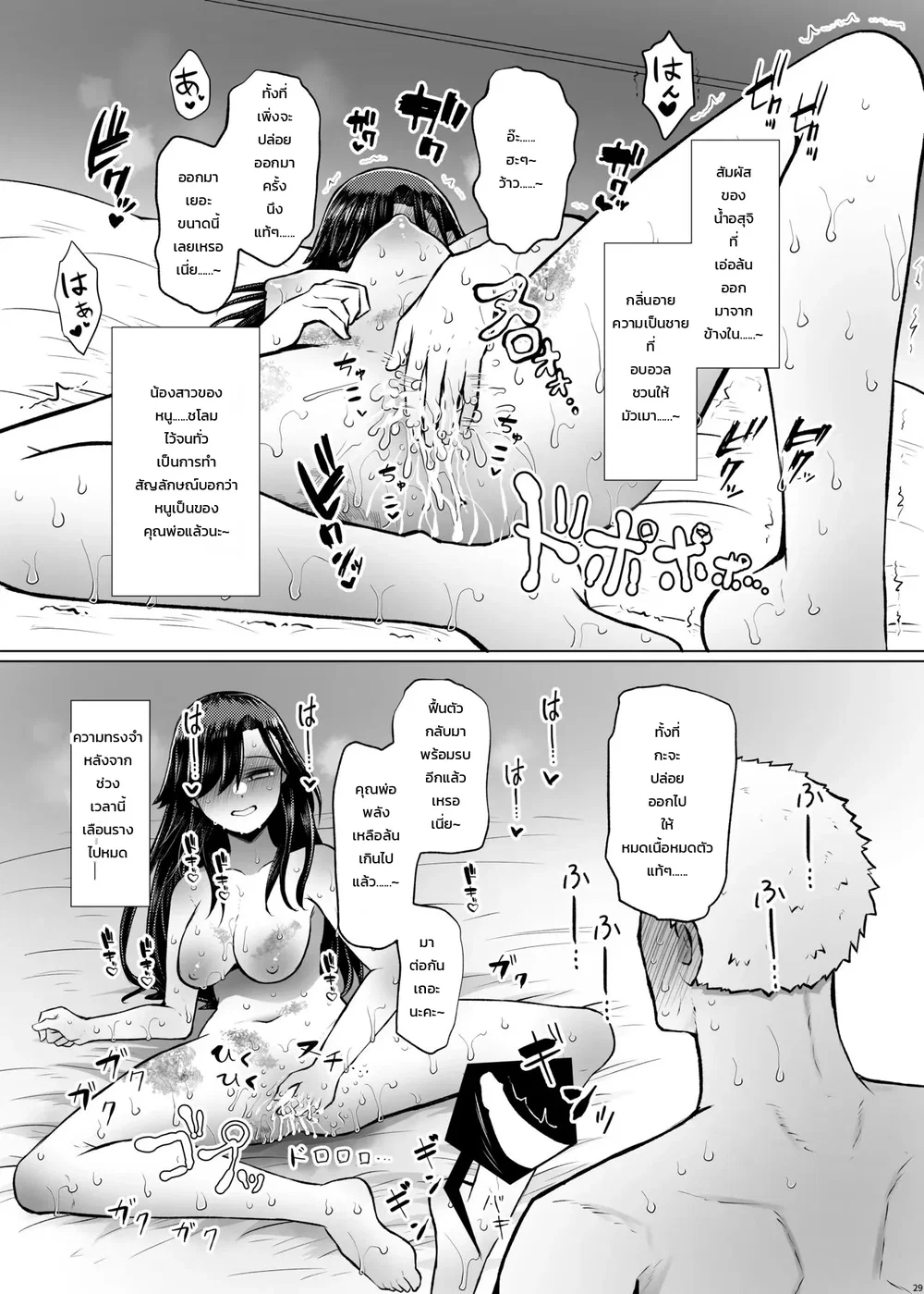 ถ้าไม่มีความเสี่ยงโรคทางพันธุกรรม จะมีลูกกับคุณพ่อก็ไม่เป็นไรใช่ไหม 4 ตอนที่ 1 หน้า 28 - โดจินแปลไทย