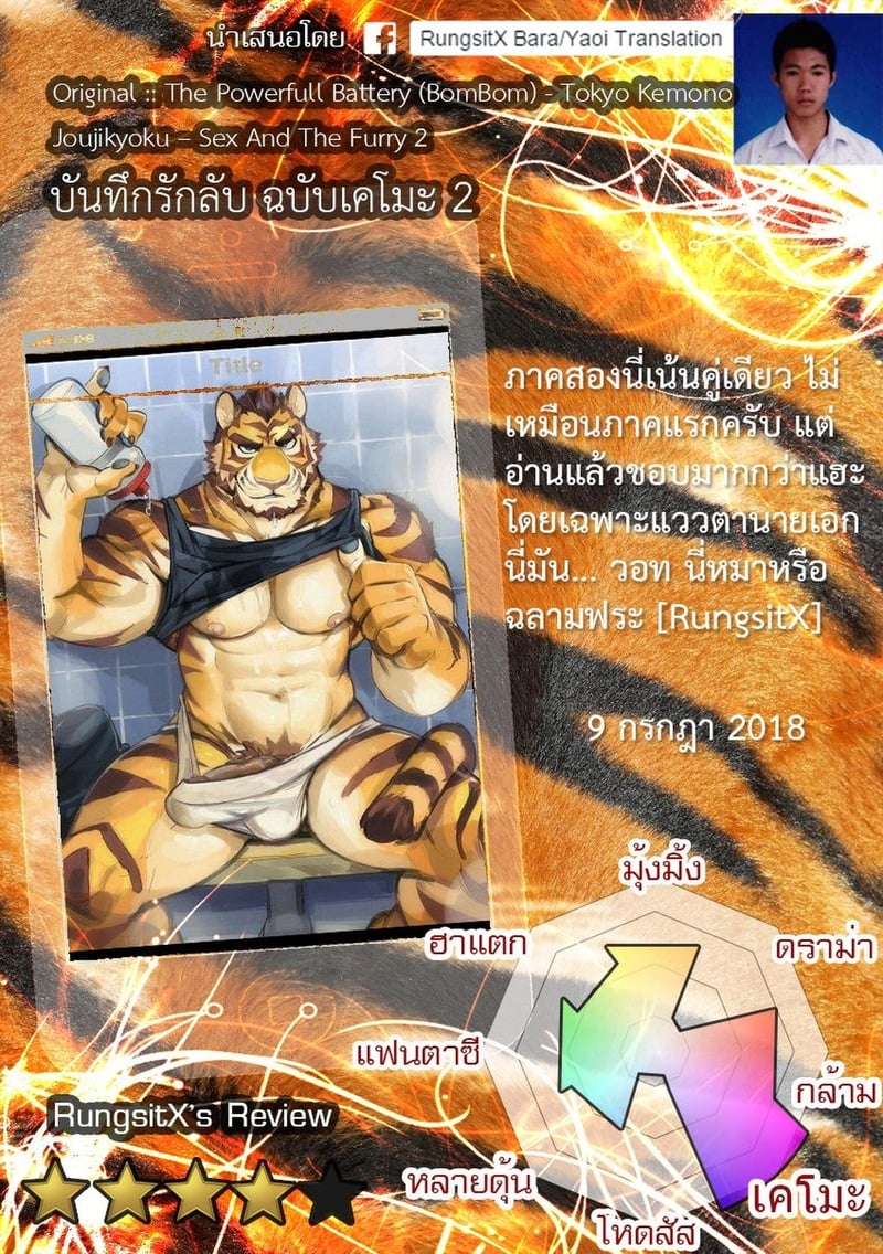  Tokyo Kemono Joujikyoku - Sex And The Furry ตอนที่ 2 หน้า 2 - โดจินแปลไทย